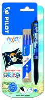 neuveden: PILOT FriXion Ball Plus One Piece + náplně 3 ks, BL, modrá