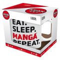 neuveden: Eat, Sleep, Manga, Repeat Keramický hrnek 320 ml
