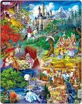 neuveden: Puzzle MAXI - Pohádky bratří Grimmů/33 dílků