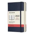 neuveden: Moleskine Diář 2022 modrý S, denní, tvrdý