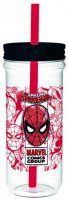 neuveden: Sklenice plastová Spiderman, 670 ml