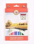 neuveden: Koh-i-noor pastelky JUMBO - krajina, 12 ks