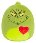 neuveden: Squishmallows Fuzzamallows Grinch - Grinch se srdíčkem 20 cm