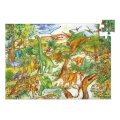 neuveden: DJECO Obrázkové puzzle Dinosauři - 100 pcs