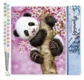 : Malování podle čísel - Baby Panda bez rámu 40x50cm