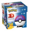 neuveden: 3D Puzzle-Ball: Pokémon Master Ball 54 dílků