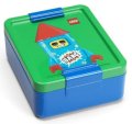 neuveden: LEGO Rocket box na svačinu - modrá/zelená