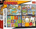 neuveden: Puzzle Garfield nemá rád pondělí 4x250 dílků
