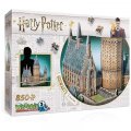 neuveden: Puzzle 3D Harry Potter: Bradavice, Velká síň 850 dílků