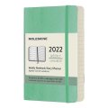 neuveden: Moleskine Plánovací zápisník 2022 zelený S, měkký