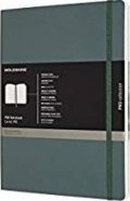 neuveden: Zápisník Moleskine Professional - měkké desky, XL - tm. zelený