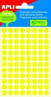 neuveden: Samolepicí etikety O 8 mm - žluté