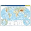 neuveden: Svět - příruční fyzická a politická mapa 1:85 mil./42x29,7 cm