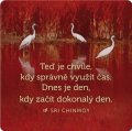 Chinmoy Sri: Korkový podtácek s citátem 