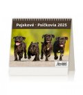 neuveden: Kalendář stolní 2025 - MiniMax Pejskové / Psíčkovia