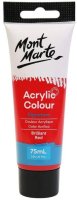 neuveden: Mont Marte Akrylová barva 75ml - brilantní červená (Brilliant Red), tuba