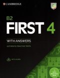 neuveden: Cambridge B2 First 4 (FCE) Authentic Practice Tests Student´s Book with Ans