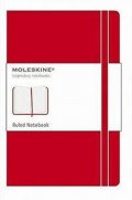 neuveden: Zápisník Moleskine - tvrdé desky, L, linkovaný - červený