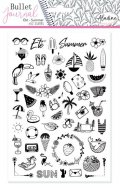 neuveden: Razítka Stampo Bullet Journal - Léto