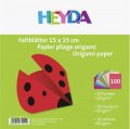 neuveden: HEYDA Papíry na origami 15 x 15 cm ( 100 ks )