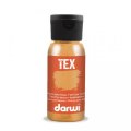 neuveden: DARWI TEX barva na textil - Metalická měděná 50 ml