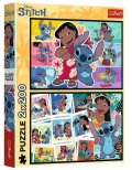neuveden: Puzzle Lilo  Stitch: Šťastný život 2x200 dílků