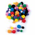 neuveden: Playbox Pompom korálky 200 ks / 20+30 mm