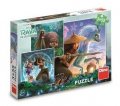 neuveden: Puzzle Raya a kamarádi 3 x 55 dílků
