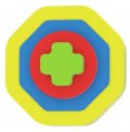 neuveden: Moje první puzzle - Tvary osmiúhelník/žlutá