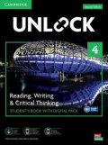 neuveden: Unlock Level 4A Reading, Writing and Critical Thinking Student´s Book with 