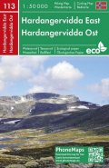 neuveden: PMN 113 Hardangervidda East 1:50 000