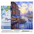 : Malování podle čísel - Benátky Grand Kanál na rámu 40x50cm