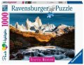 neuveden: Puzzle Dechberoucí hory: Mount Fitz Roy, Patagonie 1000 dílků