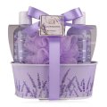 neuveden: Koupelový set LAVENDER v kovové krabičce