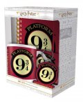 neuveden: Harry Potter Dárkový set premium - 9 a 3/4 (hrnek + blok + klíčenka)