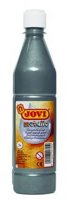 neuveden: JOVI temperová barva metalická 500ml v lahvi stříbrná