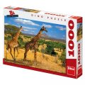 neuveden: Dvě žirafy - Puzzle 1000 dílků