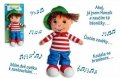 neuveden: Panáček Honzík hadrový plyš 30 cm / česky mluvící na kartě