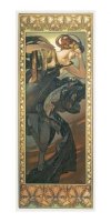 neuveden: Pohled Alfons Mucha – Evening Star, dlouhý