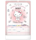 : Kalendář 2027 Rodinný, plánovací Hello Kitty XL, 33 x 46 cm