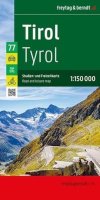 : Tyrolsko 1:150 000 / automapa + volnočasová mapa
