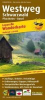 neuveden: Westweg Černý les, Pforzheim-Basilej 1:50 000 / turistická mapa