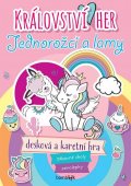 kolektiv autorů: Království her jednorožci a lamy - Zábavné úkoly, samolepky, desková a kare