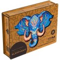 neuveden: Unidragon dřevěné puzzle - Slon velikost M
