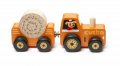 neuveden: CUBIKA 15351 Traktor s vlekem - dřevěná skládačka s magnetem 3 díly