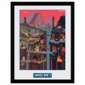 neuveden: Minecraft Zarámovaný plakát - Svět