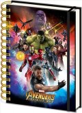 neuveden: Zápisník Avengers: Infinity War A5