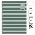 : Poznámkový blok Between the Lines NB-1, A4, 90g, karton, 80 listů, linka, M