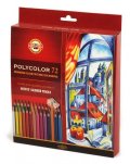 neuveden: Koh-i-noor souprava uměleckých pastelek POLYCOLOR 72 ks