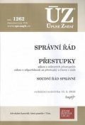 neuveden: ÚZ 1262 Správní řád, Soudní řád správní, Přestupky